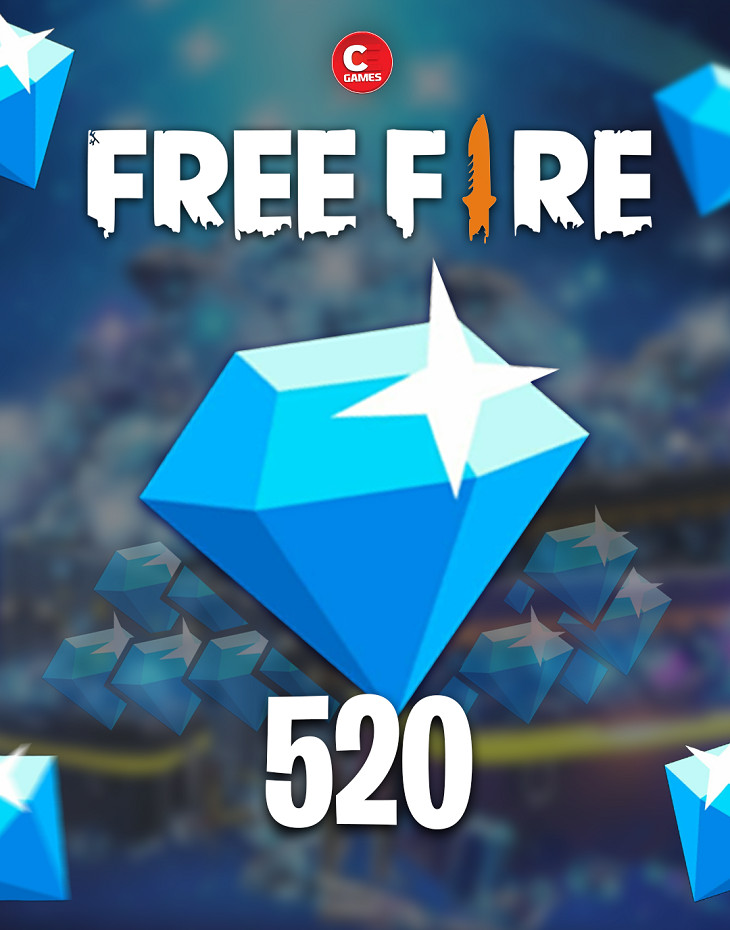520 DIAMANTES FREEFIRE