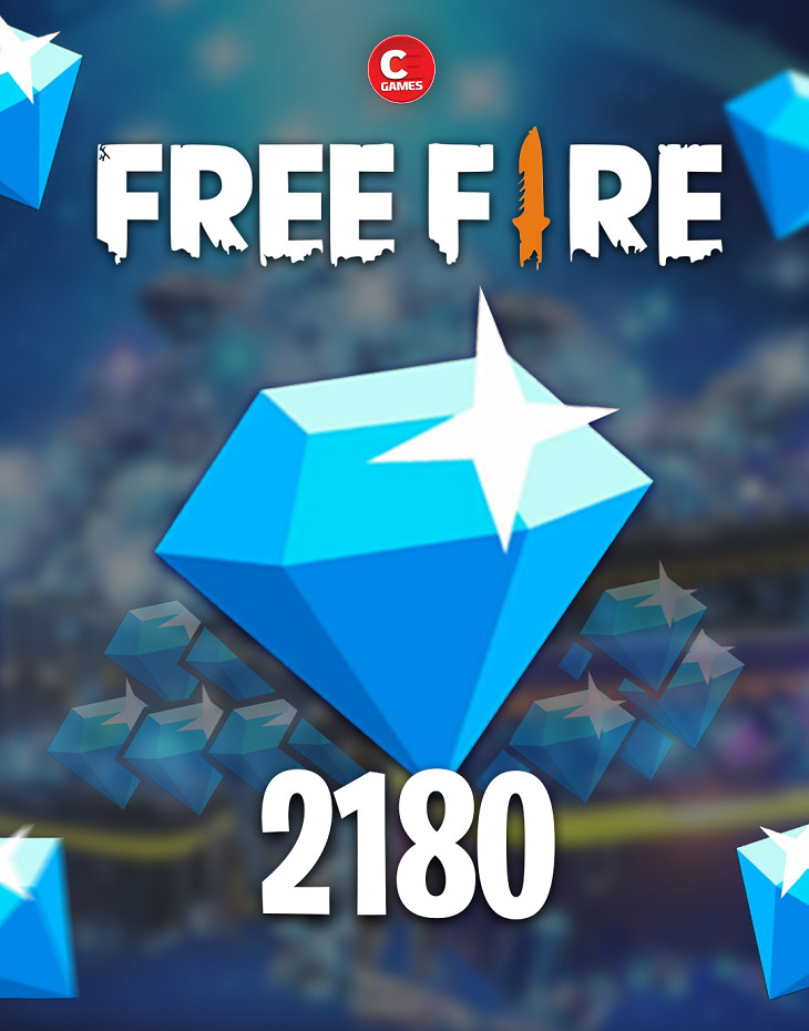 2180 DIAMANTES FREEFIRE
