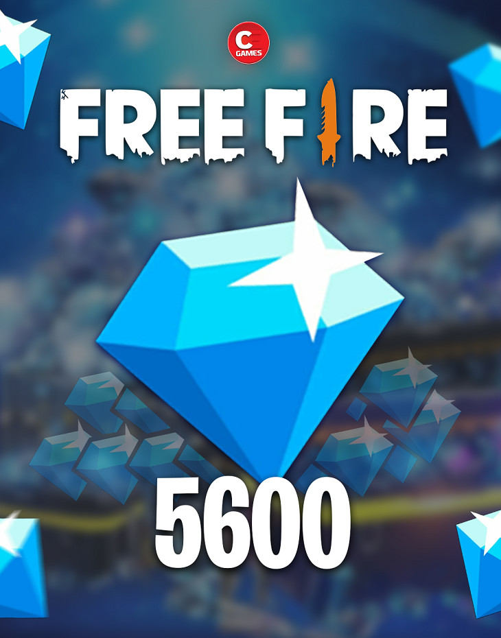 5600 DIAMANTES FREEFIRE